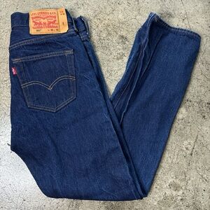 Levi’s 501 denim jeans size 30 x 32 nwot dark blue wash